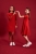 red dress for girls, special occasion dresses for kids, girls party dress, elegant children’s clothing wholesale, red tulle sleeve dress, comfortable kids formal wear, European-made kids dresses, kids dresses for holidays